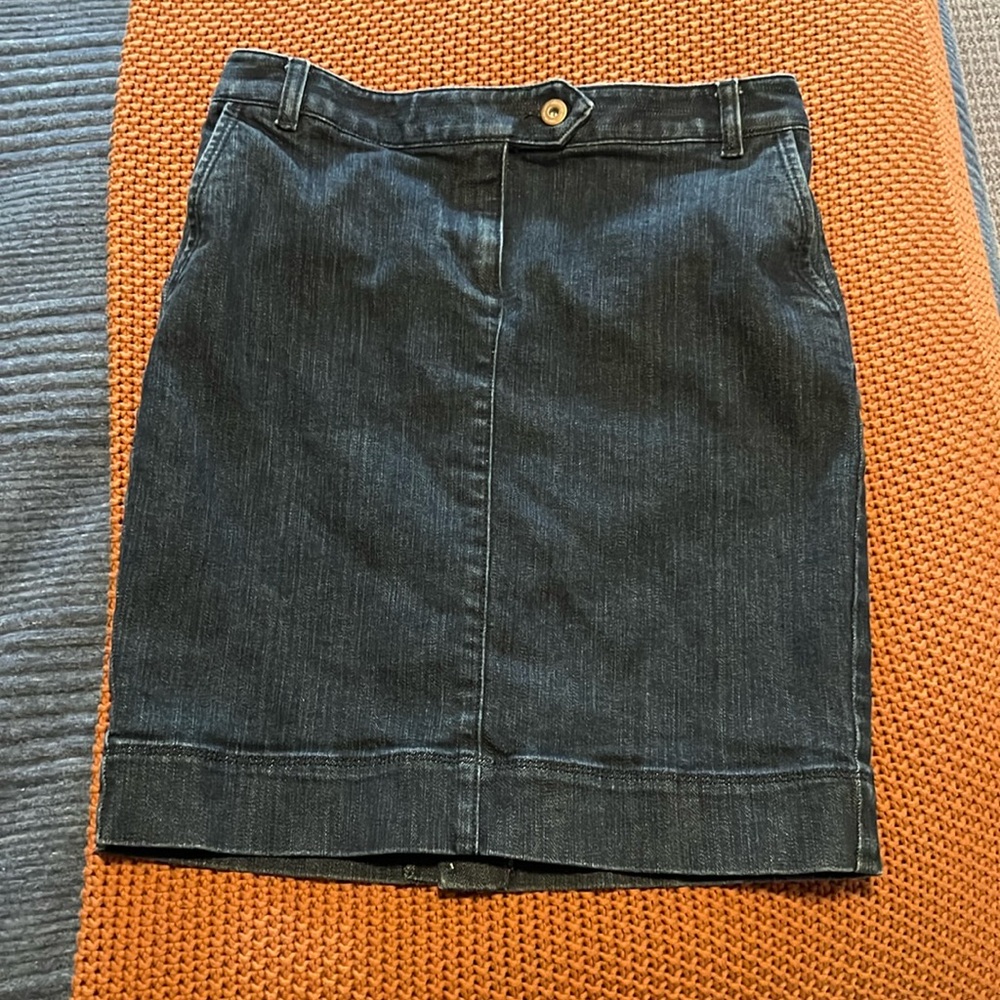 Vintage LOFT jean skirt